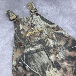 Legendary Whitetails Boys 4 Daddy's Little Buck Overalls  Advantage Camo EUC